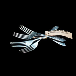 Set of Four Silver Plate Forks - Heritage Trading Company