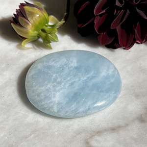 Products: Aquamarine palmstone - The Hidden Gem
