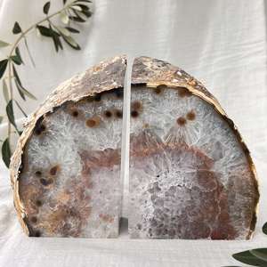 Cut and Polished: Agate bookends - The Hidden Gem