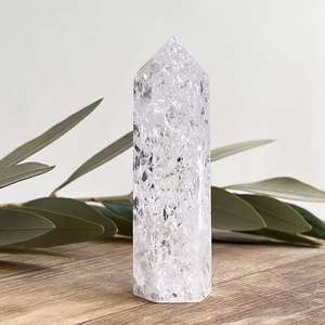 Cut and Polished: Crackled quartz tower - The Hidden Gem