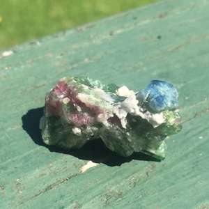 Watermelon and blue tourmaline - The Hidden Gem