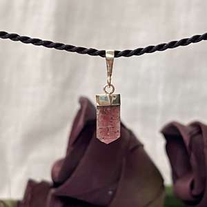 Watermelon tourmaline pendant - The Hidden Gem