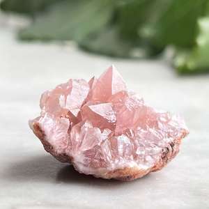 Pink amethyst cluster - The Hidden Gem