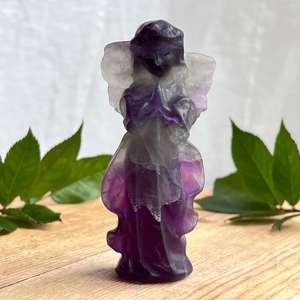 Cut and Polished: Fluorite angel - The Hidden Gem