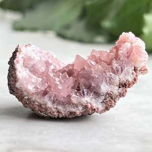 Pink amethyst cluster - The Hidden Gem