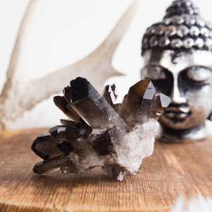 Smokey quartz cluster - The Hidden Gem