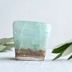 Cut and Polished: Caribbean calcite freeform - The Hidden Gem