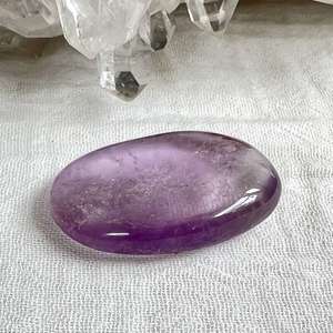 Products: Amethyst palmstone - The Hidden Gem