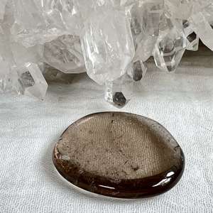 Smokey quartz palmstone - The Hidden Gem
