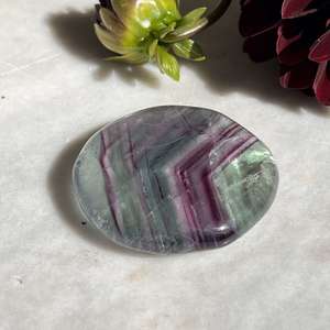 Products: Fluorite palmstone - The Hidden Gem