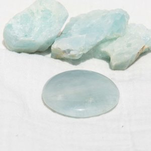 Aquamarine palmstone - The Hidden Gem