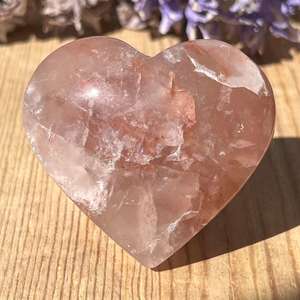 Strawberry quartz heart - The Hidden Gem