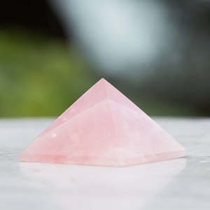 Rose quartz pyramid - The Hidden Gem