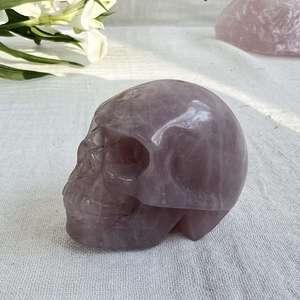 Rose quartz skull - The Hidden Gem