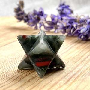 Cut and Polished: Bloodstone merkaba - The Hidden Gem