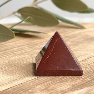 Cut and Polished: Red jasper pyramid - The Hidden Gem