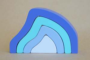 Small World Play: Wooden Wave Stacker