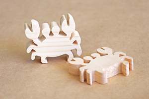 Sea Life: Chunky Wooden Crab