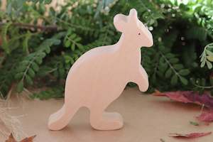 Woodland Creatures: Wooden Kangaroo