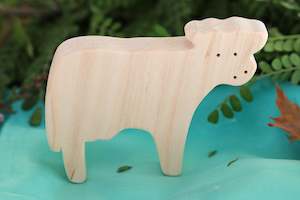 Farm Animals: Wooden Cow