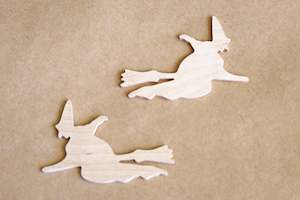 Diy: Flying Witch Cutout