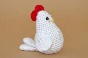 Arts Crafts: Amigurumi Crochet Mini Rooster