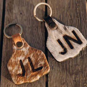 New Arrivals: Cattle Tag Cowhide Keyring