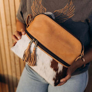 Cowhide Vintage Leather Bags: Luna Cowhide Bag