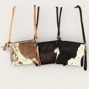 Cowhide Vintage Leather Bags: Hideaway Cowhide Bag