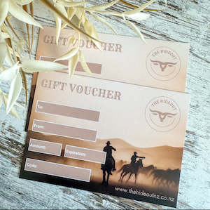 All Cowhide Vintage Leather: Gift Voucher