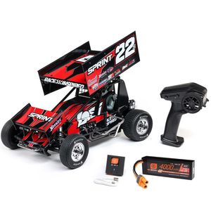 Cars 1: 22S Sprint, RTR with Battery and Charger, Red: 1/10 2WD by LOSI