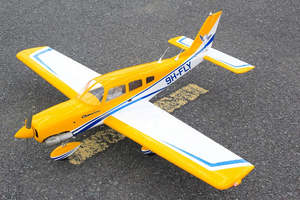 Planes: Piper Cherokee ARF 60" wingspan 10cc - Yellow New 2025 by Seagull