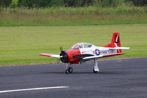 T-28 North America 86" wingspan, 35-60cc, including Rubber Wheels. plus Optional