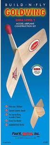 Balsa Kits And Gliders: Guillows Goldwing Trainer with glue