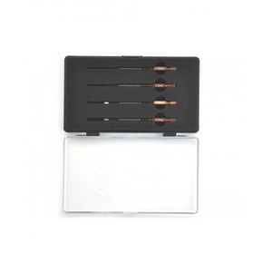 Radio Control: POWER TOOL TIP SET 4 PIECES WITH PLASTIC CASE 1.5, 2, 2.5 & 3mm Tips by Arrowmax