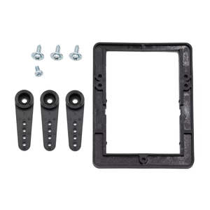 Rc Servos: SH-91M Servo Arm/Horn Set and Mounting Plate for 30mm Wide Wing Servos by Savox