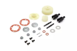 Rc Car Parts: Kyosho RB7.5 Gear Diff Set (ShrtShaft