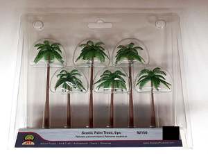 Model Scenery: JTT Scenic Palm Trees 3- 5" (6)