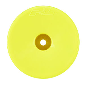 Rc Tyre Rims: Velocity F/R 2.2" 12mm Stadium Truck Wheels (4) Yellow for TLR 22X-T, AE T6.4,