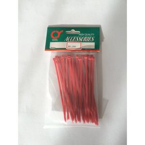 Rc Cable Ties: Cable Tie 10cm Red 30pcs