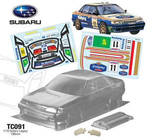 Decals: Subaru Legacy Rally 190mm Rallying/Rothmans Decal Sheet