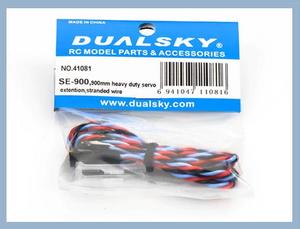 Extension Leads: Dualsky Servo Extension Lead, 900mm, Heavy Duty Twisted suit JR, Futaba, Hitec
