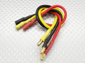 Extension Leads: 3.5mm Male/Female Bullet Brushless Motor Extension Lead 200mm - 16AWG
