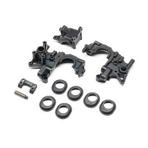 Rc Gear Boxes: Gearbox Set, Rear Sway Bar Mount, Idler Shaft: 22X by TLR