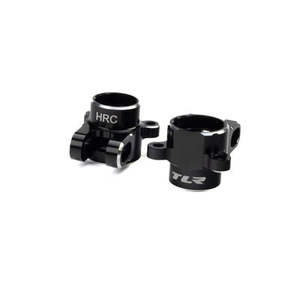 Rc Steering Hubs: VHA Hub Body Set, Aluminum, HRC, Black: 22X by TLR