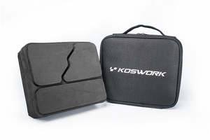 Hard Frame Bag For 2x .21 1/8 Nitro Engines & Pipe Set (260x230x95mm) by Koswork