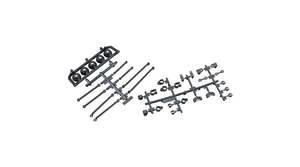 AX80085 Univ Mount 5 Bucket Light Bar Black