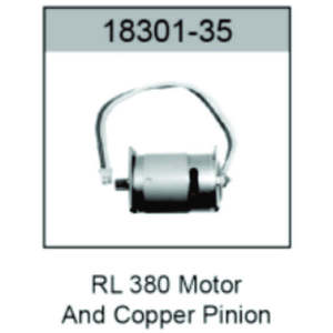 Brushed Motors: 380 Brushed Motor copper pinion & Wire
