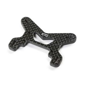 Rc Shock Towers: Carbon Front Shock Tower, STD: 22X-4 2.0 by TLR