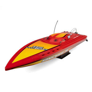 Boats: 36" Pro Boat Sonicwake V3 Self Righting 96+ KPH Red/Yellow by Proboat
